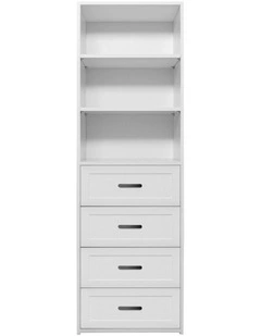 Geneva Built Wardrobe in White
