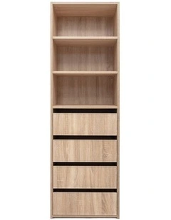 Geneva Built Wardrobe in Natural Oak
