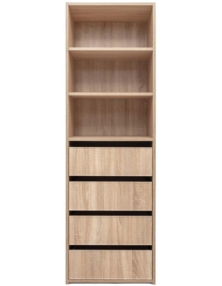 Geneva Built Wardrobe in Natural Oak image 1