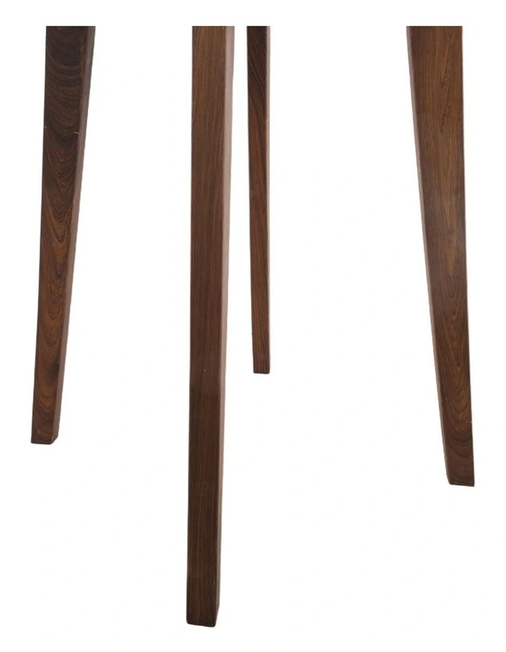 Nero Decorative Furniture Walnut Side Table Natural Oak Marble 60x50x50cm image 5