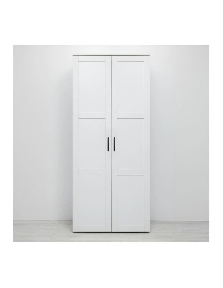 Stockholm Storage Cupboard Hamptons in White image 2