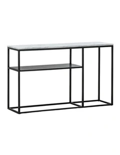 Aura Entry Console Table Metal Frame 120x40x80cm in Multi
