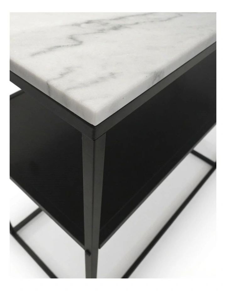 Aura Entry Console Table Metal Frame 120x40x80cm in Multi image 6