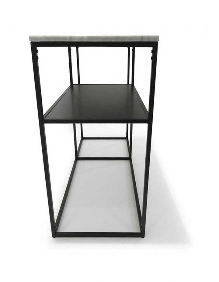 Aura Entry Console Table Metal Frame 120x40x80cm in Multi image 7