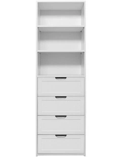 Geneva Built Wardrobe in White