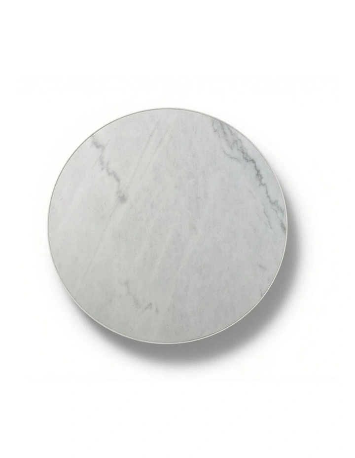 Lume Decorative Furniture Side Table White/White Marble 60x50x50cm image 6