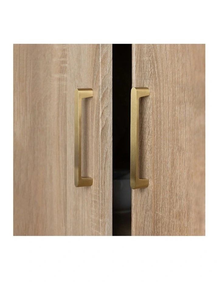 Stockholm Slim Storage Cupboard in Natural Oak image 2
