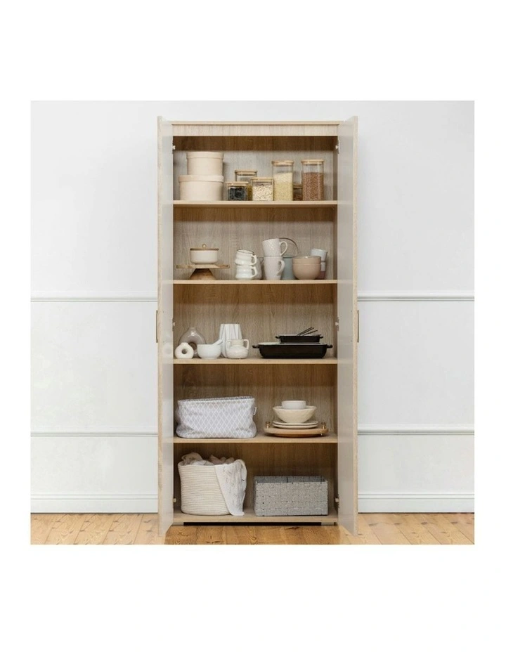 Stockholm Slim Storage Cupboard in Natural Oak image 5