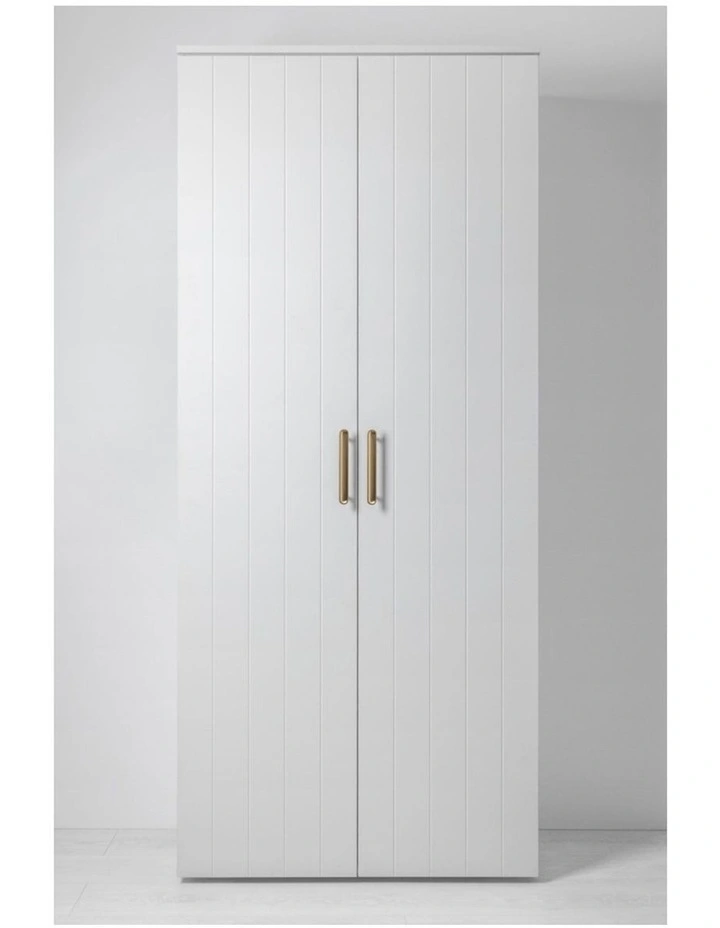 Stockholm Multi-Purpose Vj Panel Cupboard in White image 2