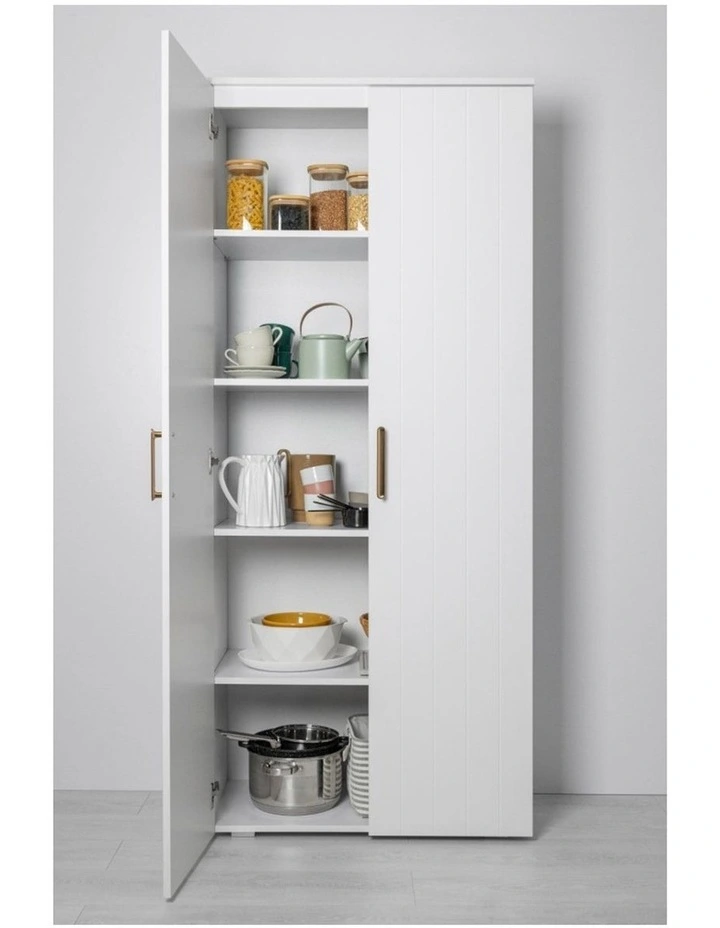 Stockholm Multi-Purpose Vj Panel Cupboard in White image 3