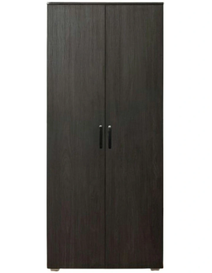 Stockholm Nordic Ash Storage Cupboard Black Oval Handle image 1
