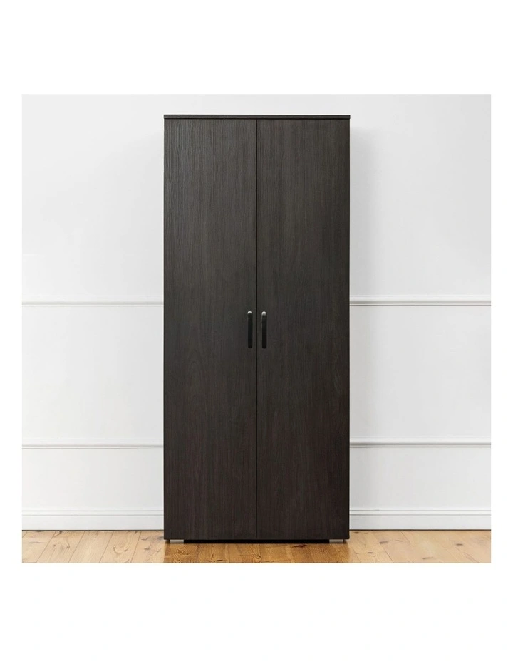 Stockholm Nordic Ash Storage Cupboard Black Oval Handle image 3