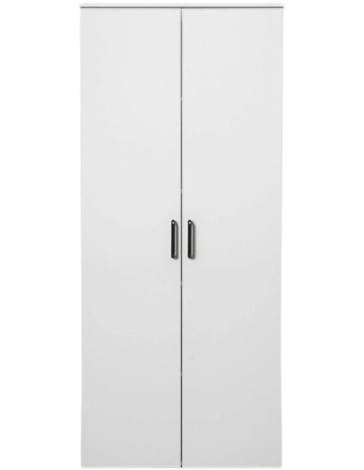 Stockholm Multipurpose Slim Shaker Cupboard Black Hex Handle image 1
