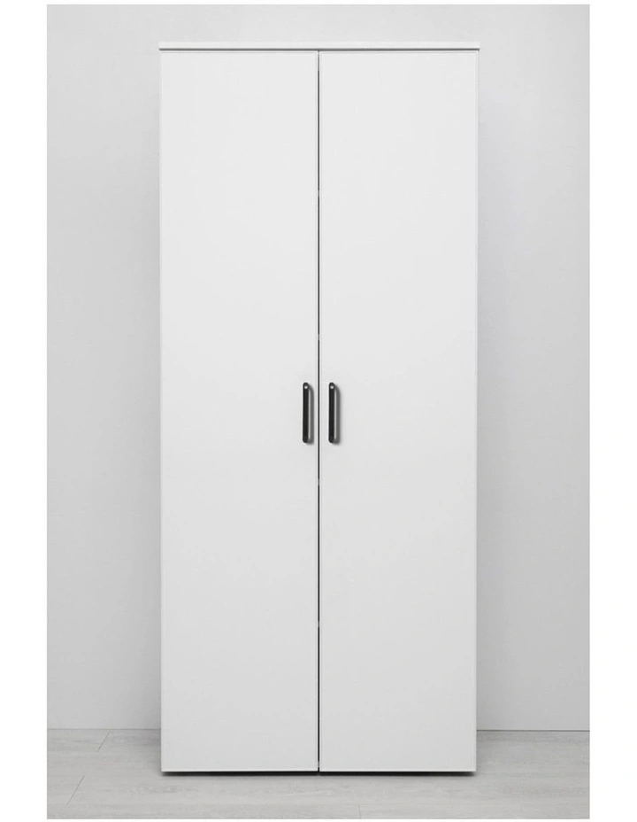 Stockholm Multipurpose Slim Shaker Cupboard Black Hex Handle image 2