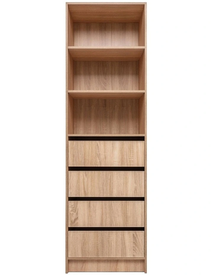 Malmo Slim Shaker Furniture Walk In Wardrobe Natural Oak image 1
