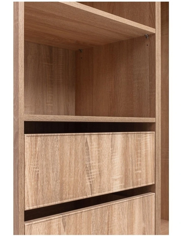 Malmo Slim Shaker Furniture Walk In Wardrobe Natural Oak image 2