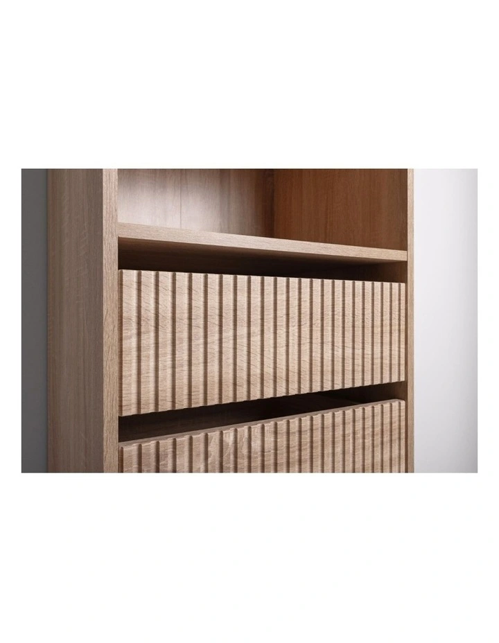 Geneva Built In Wardrobe 4 Drawer 3 Shelf in Natural Oak image 3