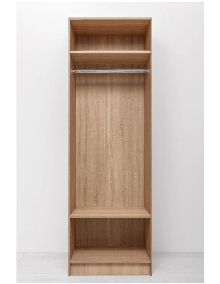 Malmo 2 Shelf Hanging Module Walk In Wardrobe in Natural Oak image 3
