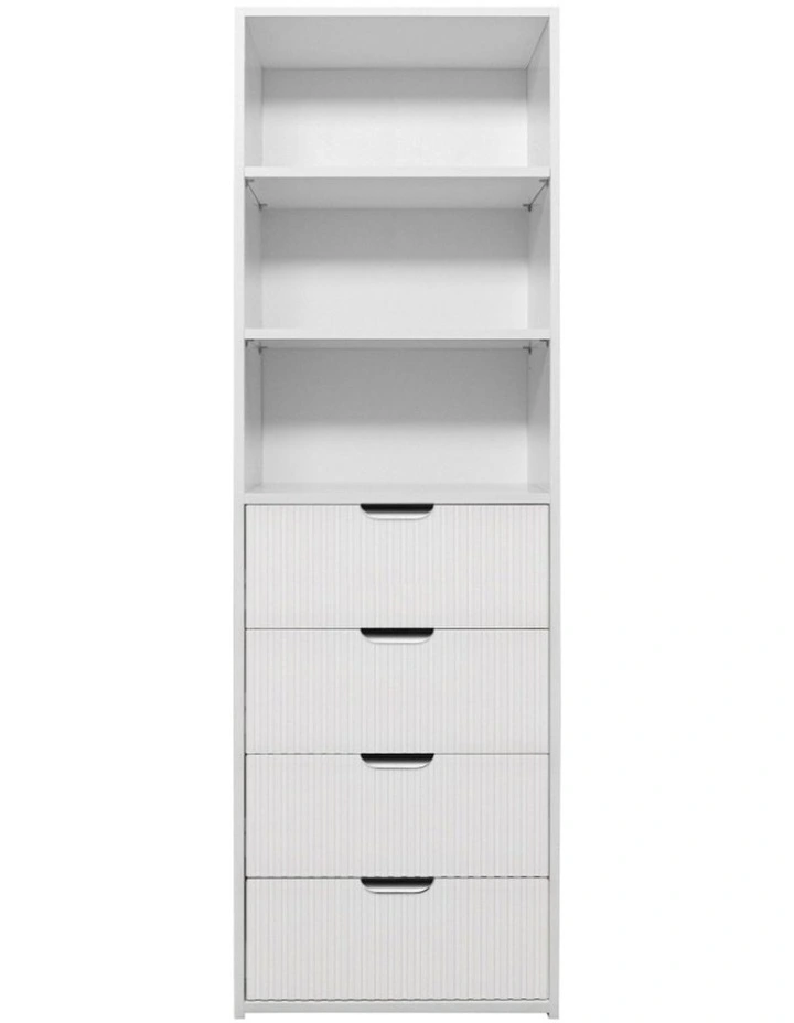 Geneva Built In Wardrobe in White image 1