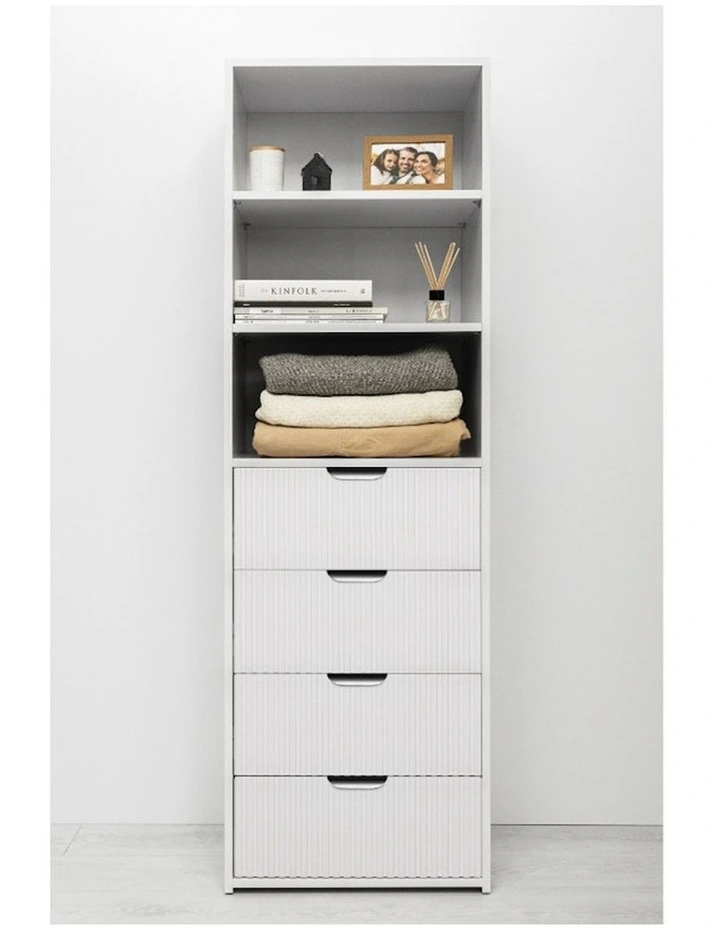 Geneva Built In Wardrobe in White image 2