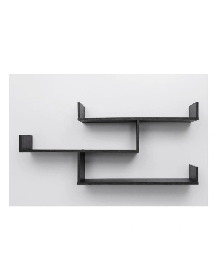 Zurich Multi Level Decorative Display Shelf Kit Nordic Ash image 2
