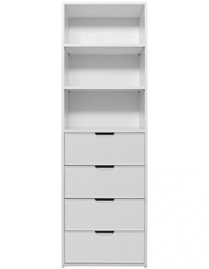 Geneva Built In Wardrobe in White image 1