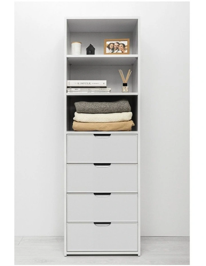 Geneva Built In Wardrobe in White image 2