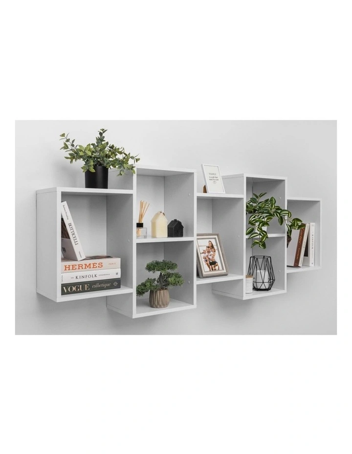 Lisbon Decorative Display Shelf White 160.8x65.2x25cm image 4