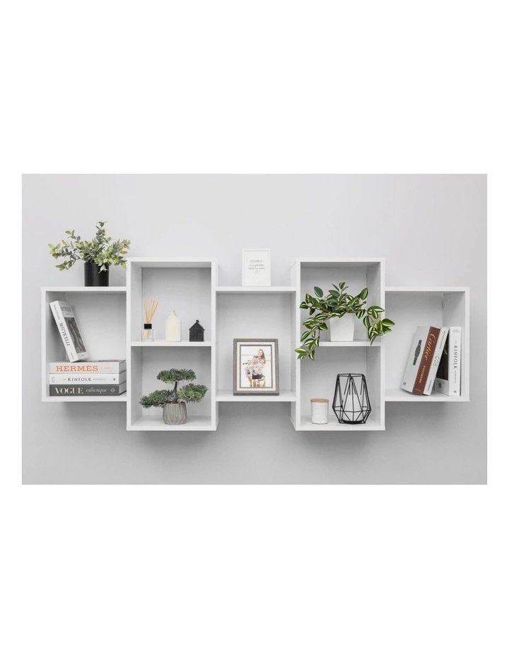 Lisbon Decorative Display Shelf White 160.8x65.2x25cm image 6