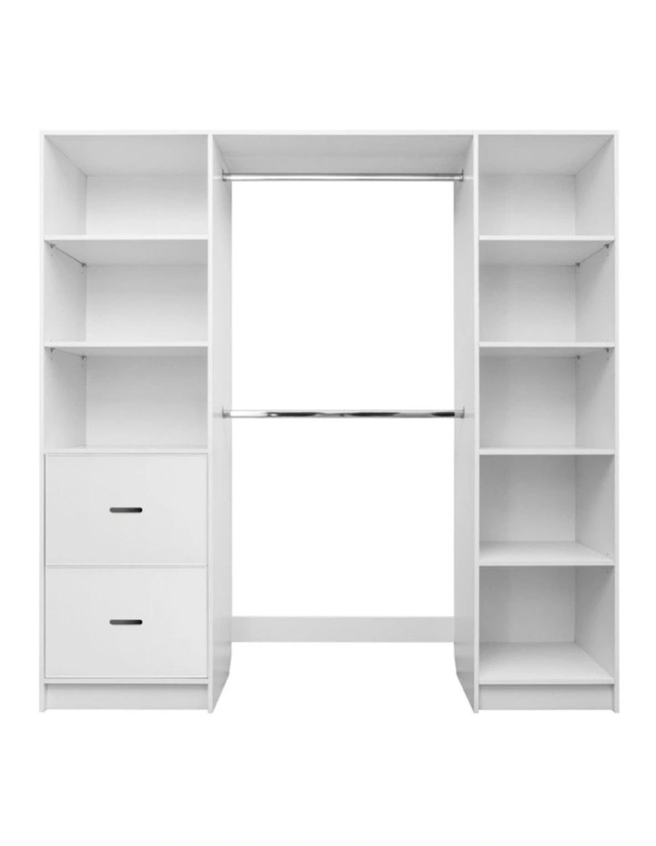 Basel Walk In Wardrobe Kit in White image 1