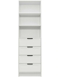 Malmo Hamptons Walk In Wardrobe in White