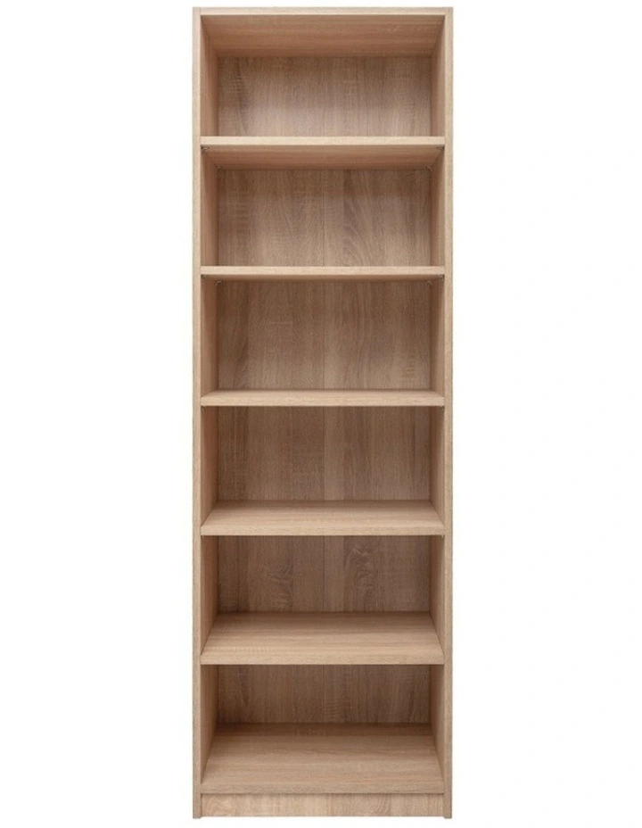 Malmo Six Shelf Furniture Walk In Wardrobe 200x60x45cm in Natural Oak image 1