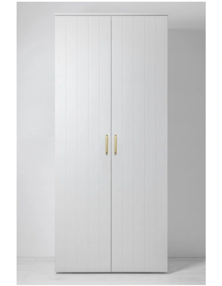 Stockholm Multi-Purpose Panel Cupboard in White image 2