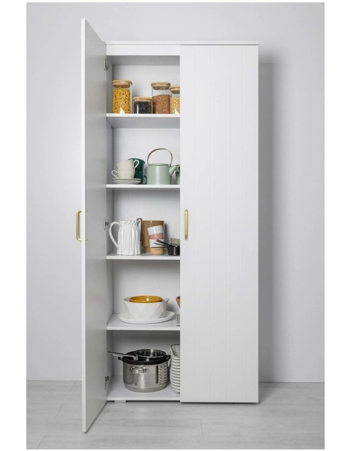 Stockholm Multi-Purpose Panel Cupboard in White image 3