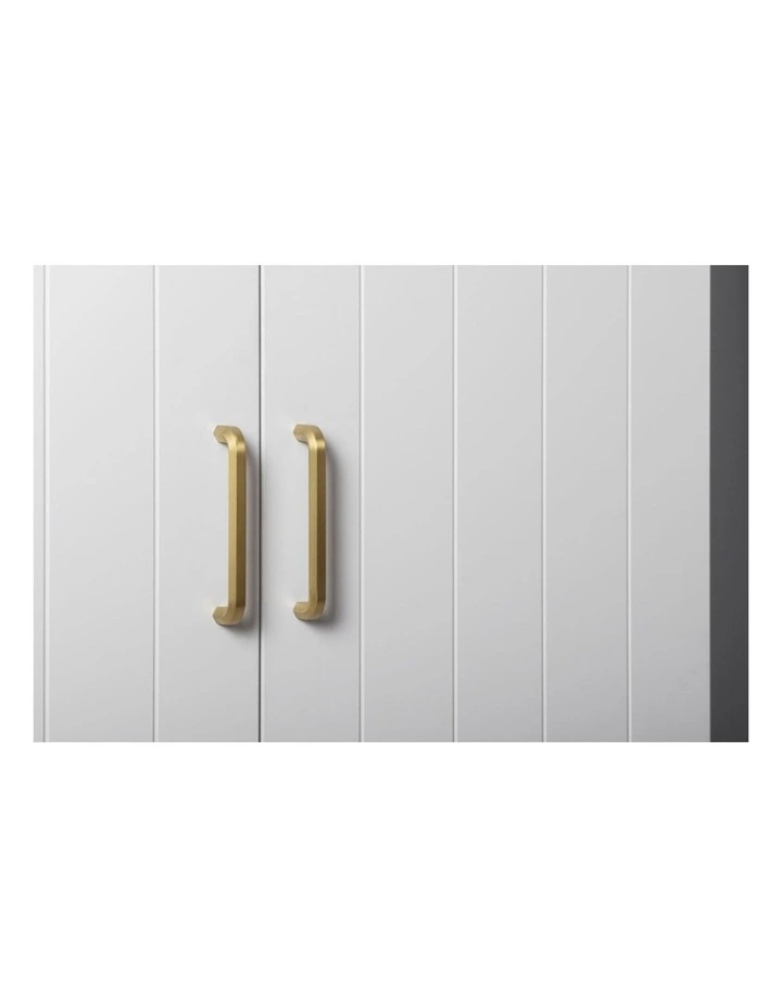 Stockholm Multi-Purpose Panel Cupboard in White image 4