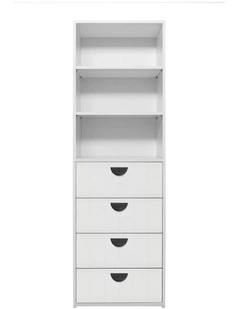 Geneva Built In Wardrobe in White