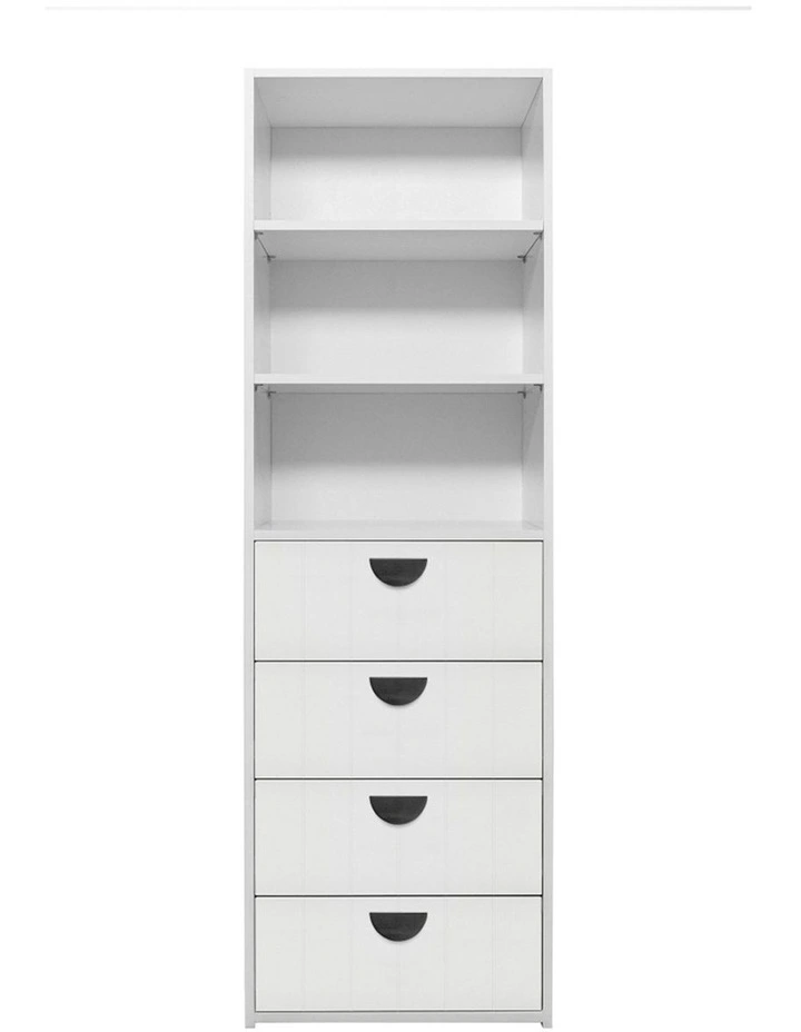 Geneva Built In Wardrobe in White image 1