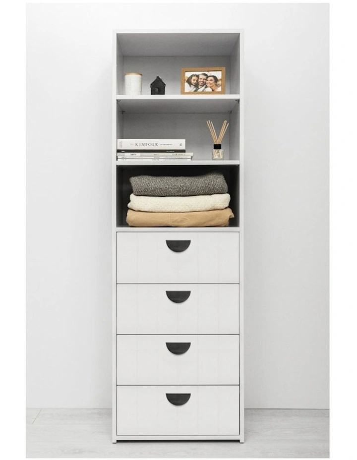 Geneva Built In Wardrobe in White image 2