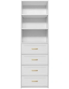 Geneva Built In Wardrobe in White