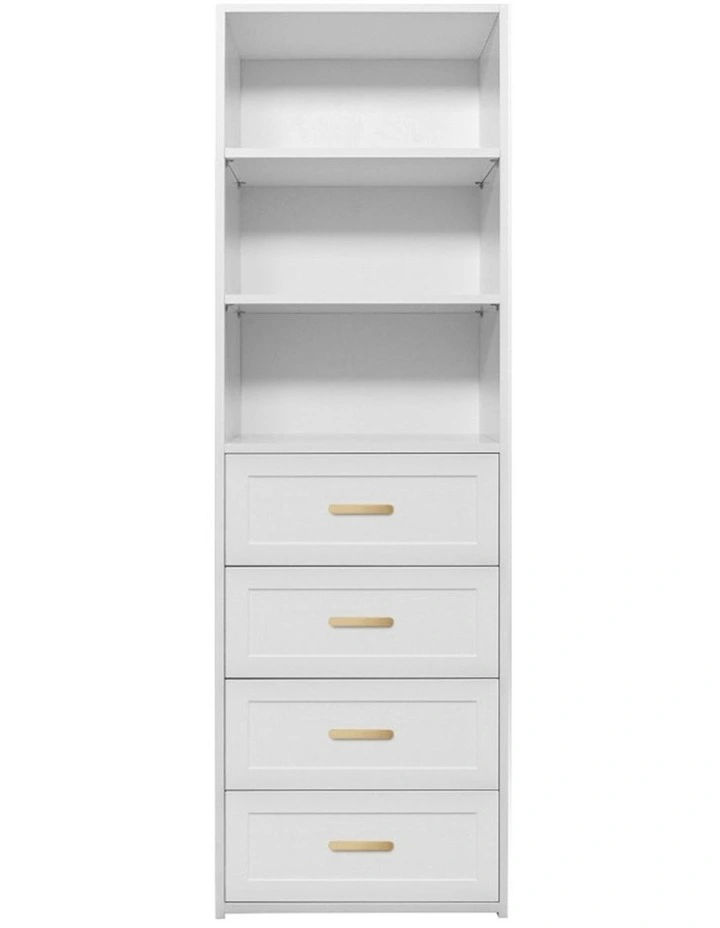 Geneva Built In Wardrobe in White image 1