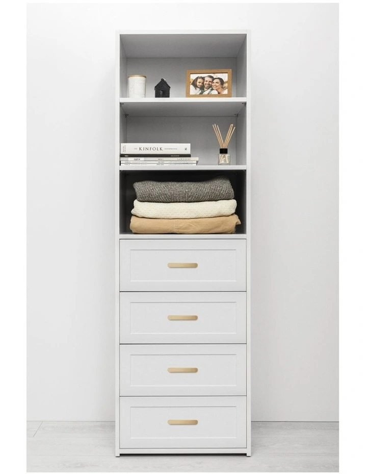 Geneva Built In Wardrobe in White image 2