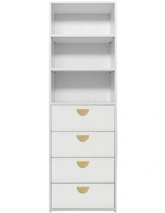 Geneva Built In Wardrobe in White
