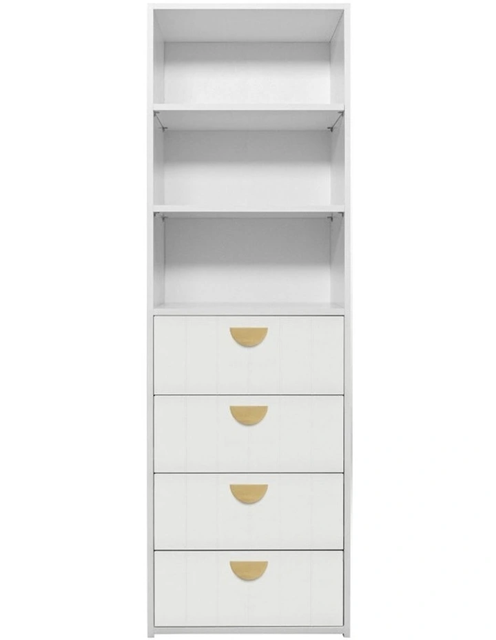 Geneva Built In Wardrobe in White image 1