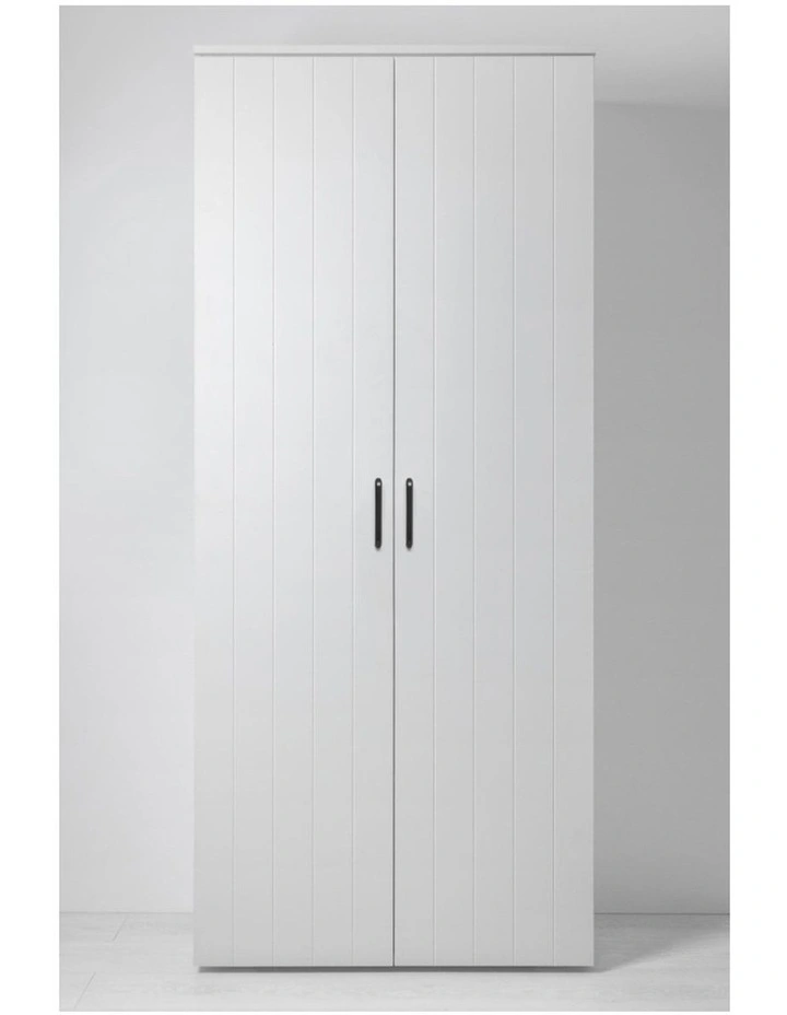 Stockholm Multi-Purpose Panel Cupboard in White image 2