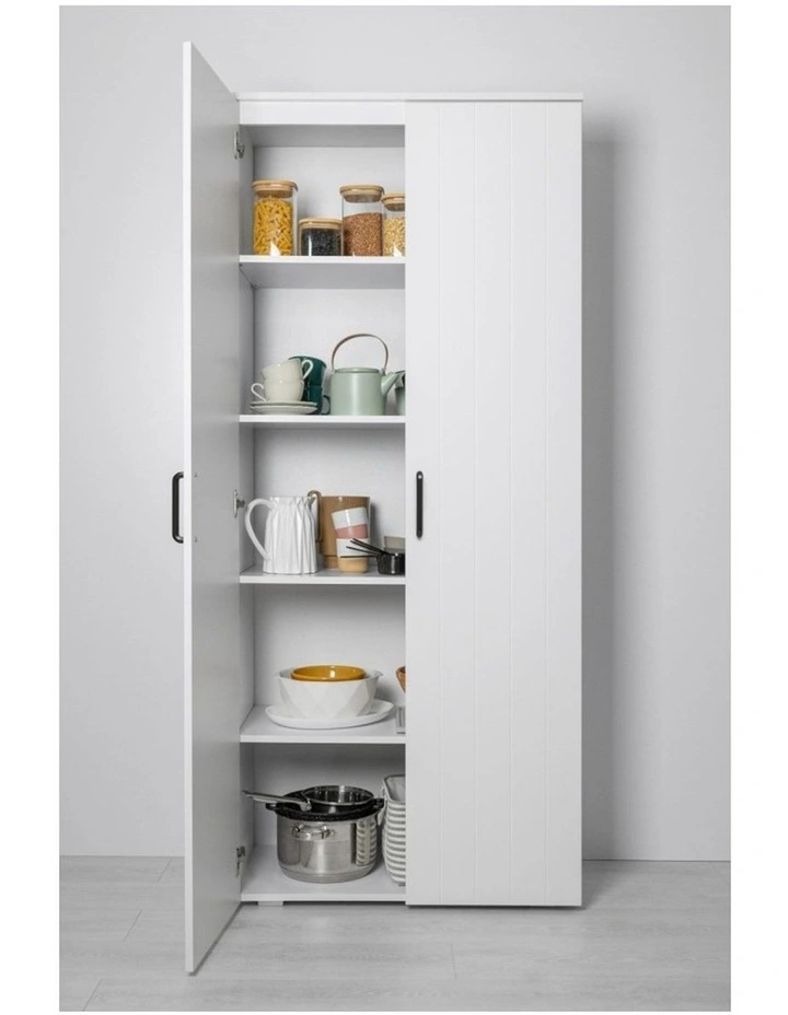 Stockholm Multi-Purpose Panel Cupboard in White image 3