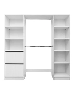 Basel Walk In Wardrobe in White
