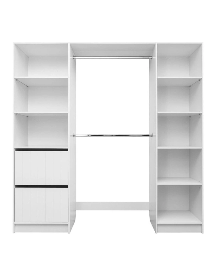 Basel Walk In Wardrobe in White image 1