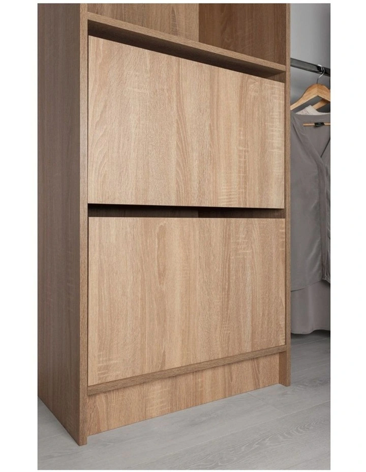 Basel Classic Walk In Wardrobe Kit in Natural Oak image 6