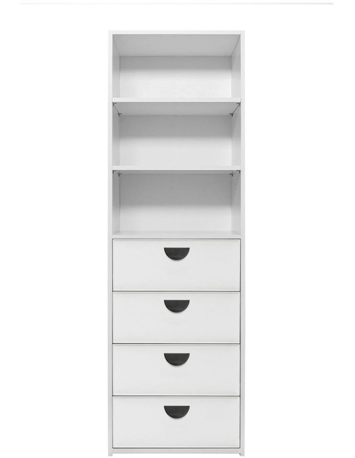 Geneva Built In Wardrobe in White image 1