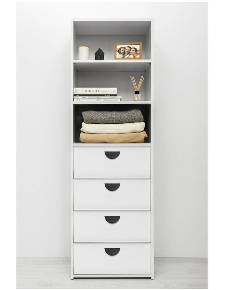 Geneva Built In Wardrobe in White image 2
